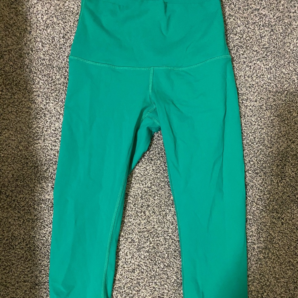 Teal LuLu Lemon fitness leggings - Picture 3 of 6